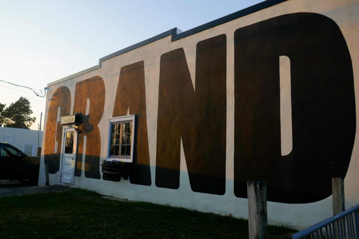 The exterior of Grand Tavern restaurant in Neptune City, New Jersey