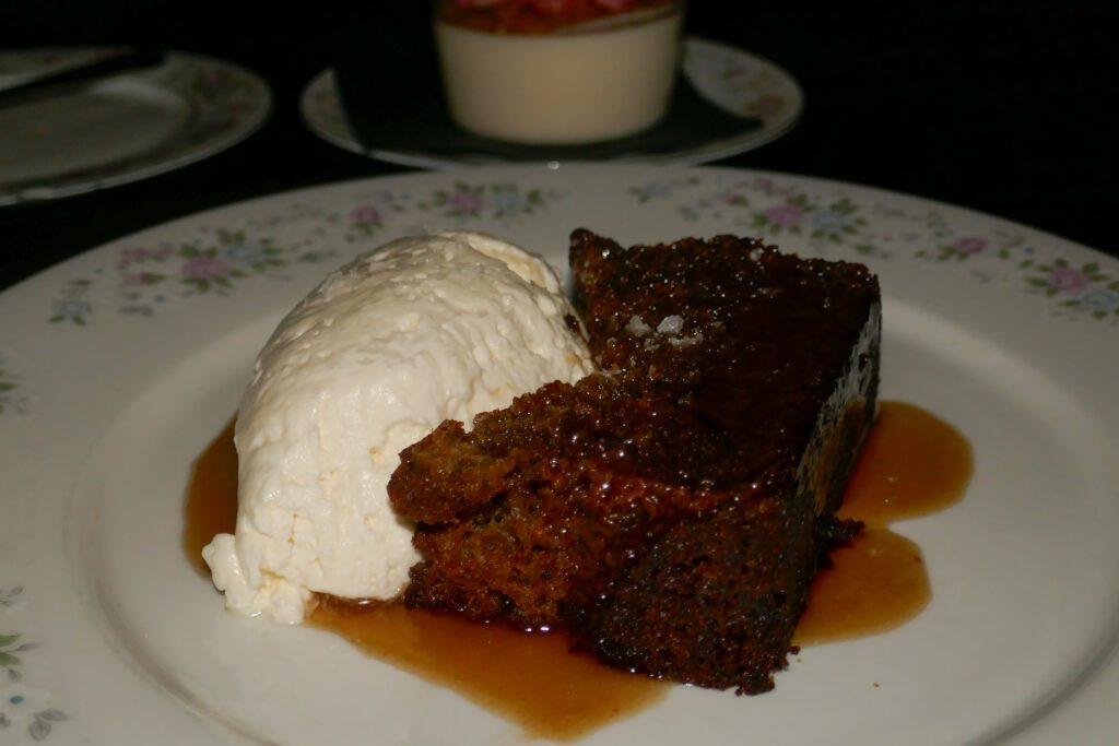 Sticky toffee pudding