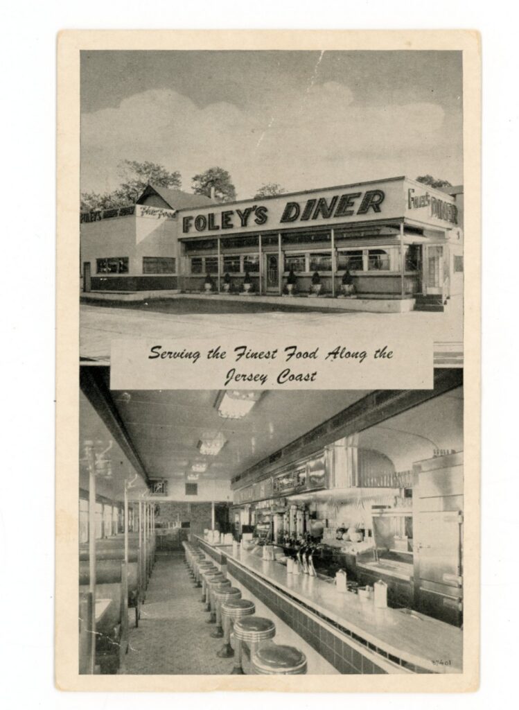 Postcard of Foley's Diner