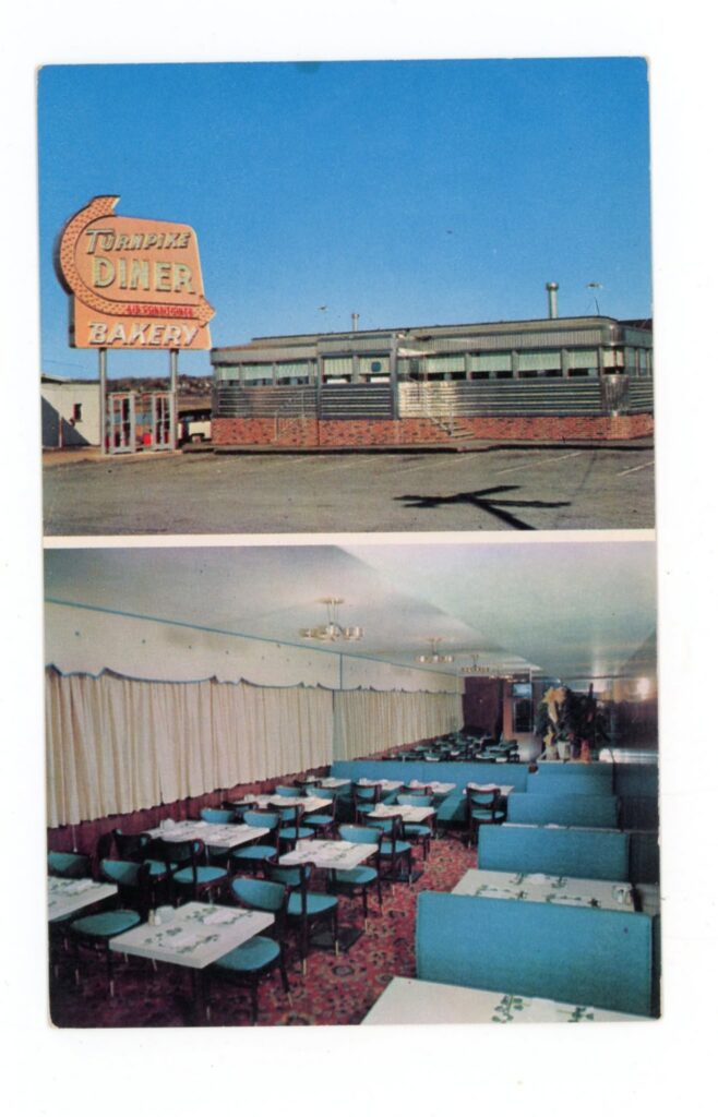 Turnpike Diner, postcard