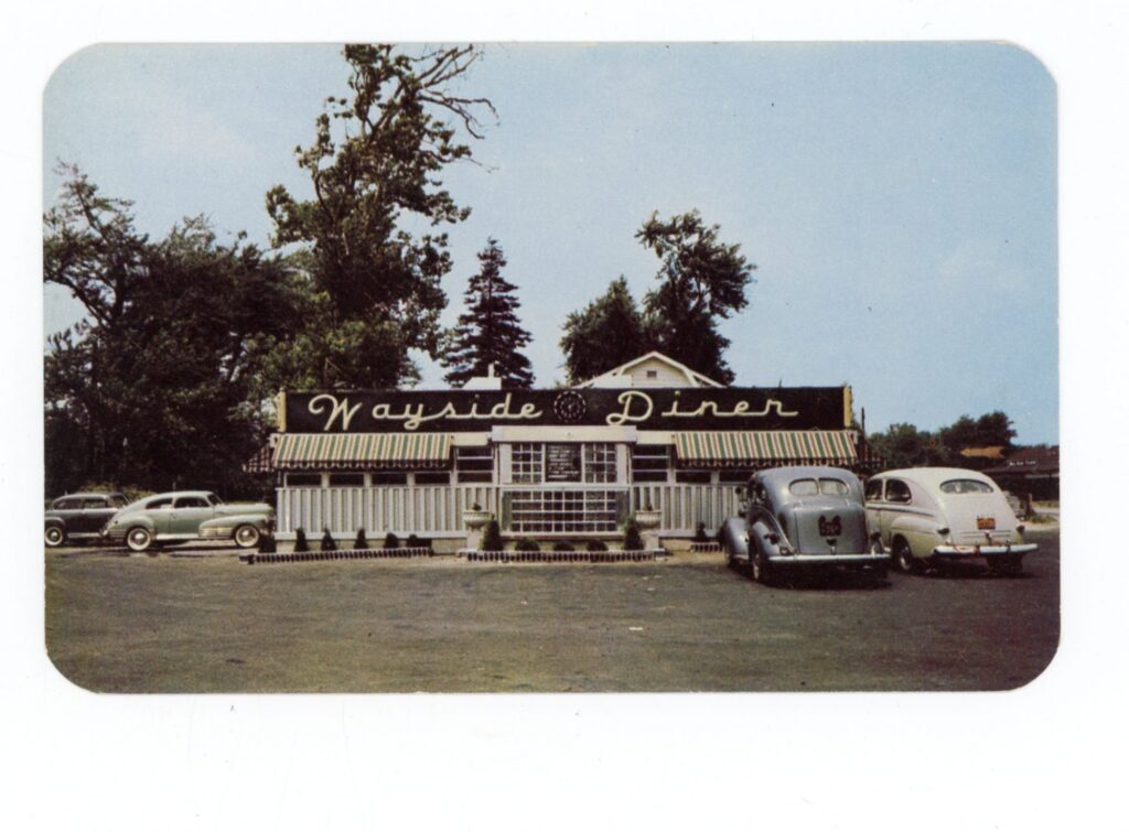 Postcard of Wayside Diner