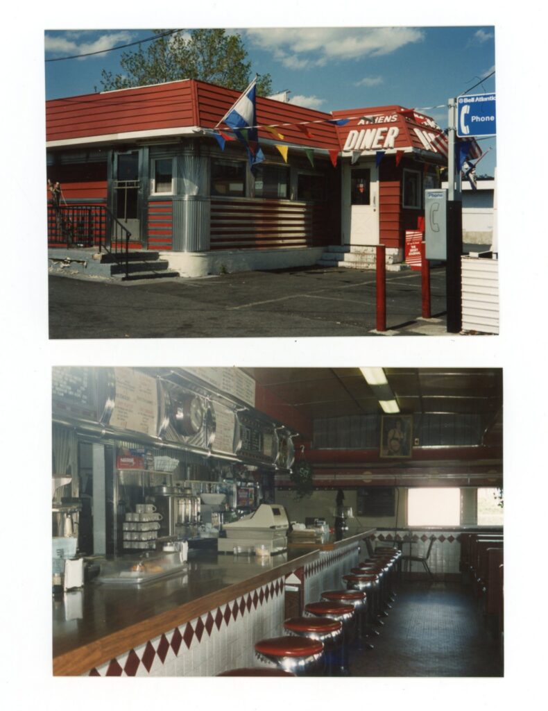 Interior and Exterior shots of Athens Diner in Kearny