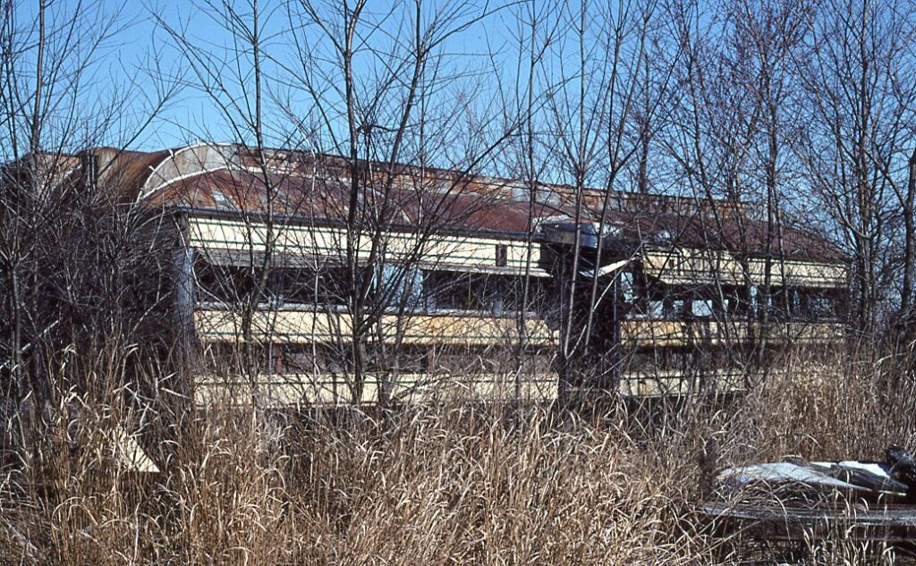 An abandoned diner off Route 40 in 1992