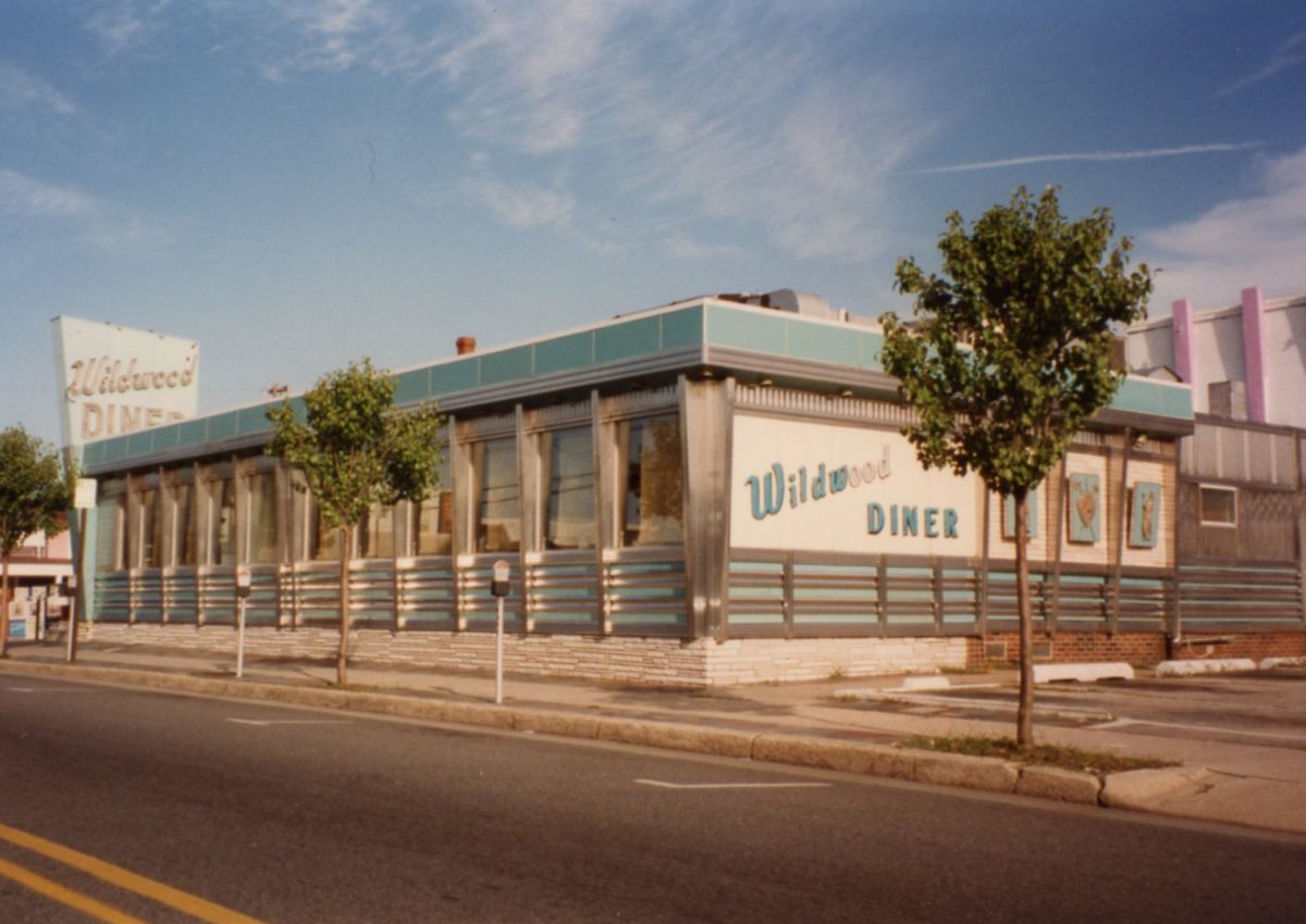 The Wildwood Diner in Wildwood, New Jersey, photographed in the 1990s by Wes Ponder