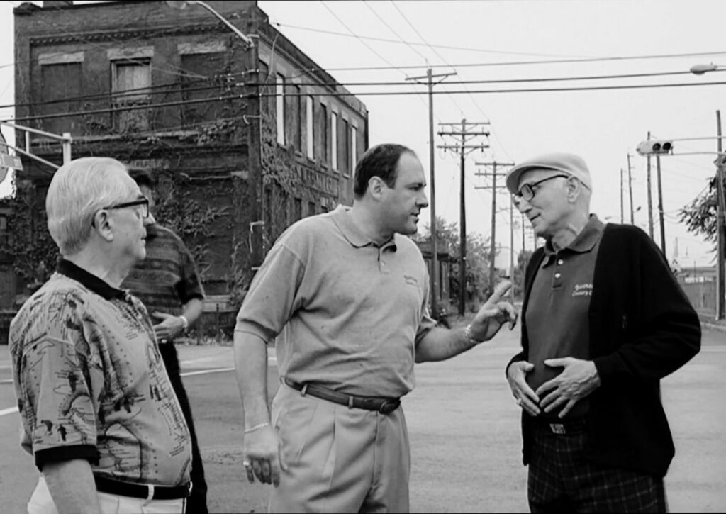 A scene from The Sopranos, the HBO drama series set in New Jersey