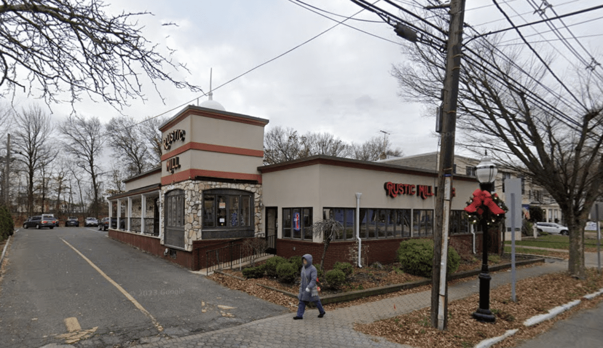 The exterior of the Rustic Mill Diner & Pancake House in Cranford, New Jersey