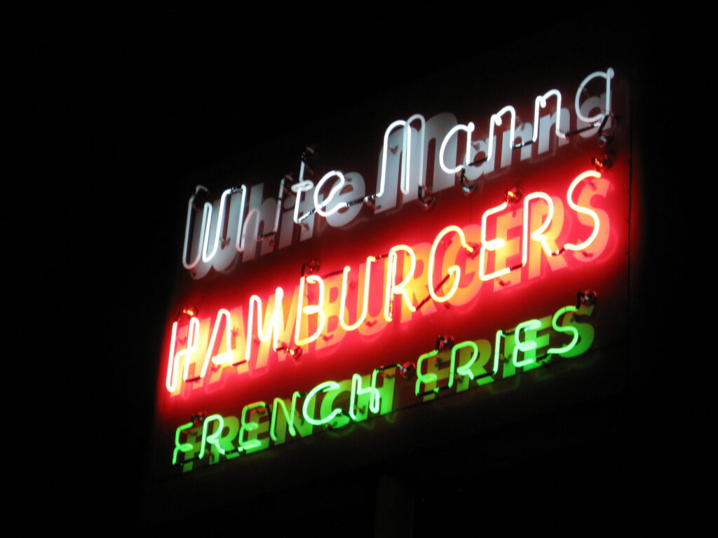 White Manna's iconic signage in Hackensack, NJ