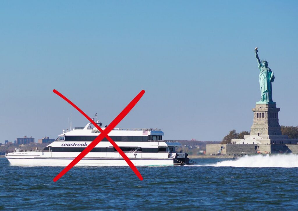 seastreak ferry from manhattan to jersey shore cancelled