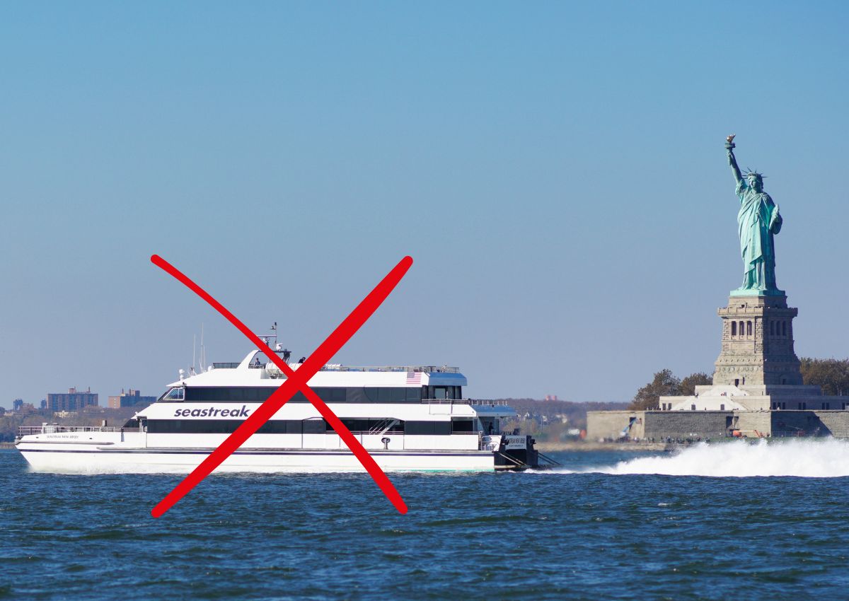 seastreak ferry from manhattan to jersey shore cancelled