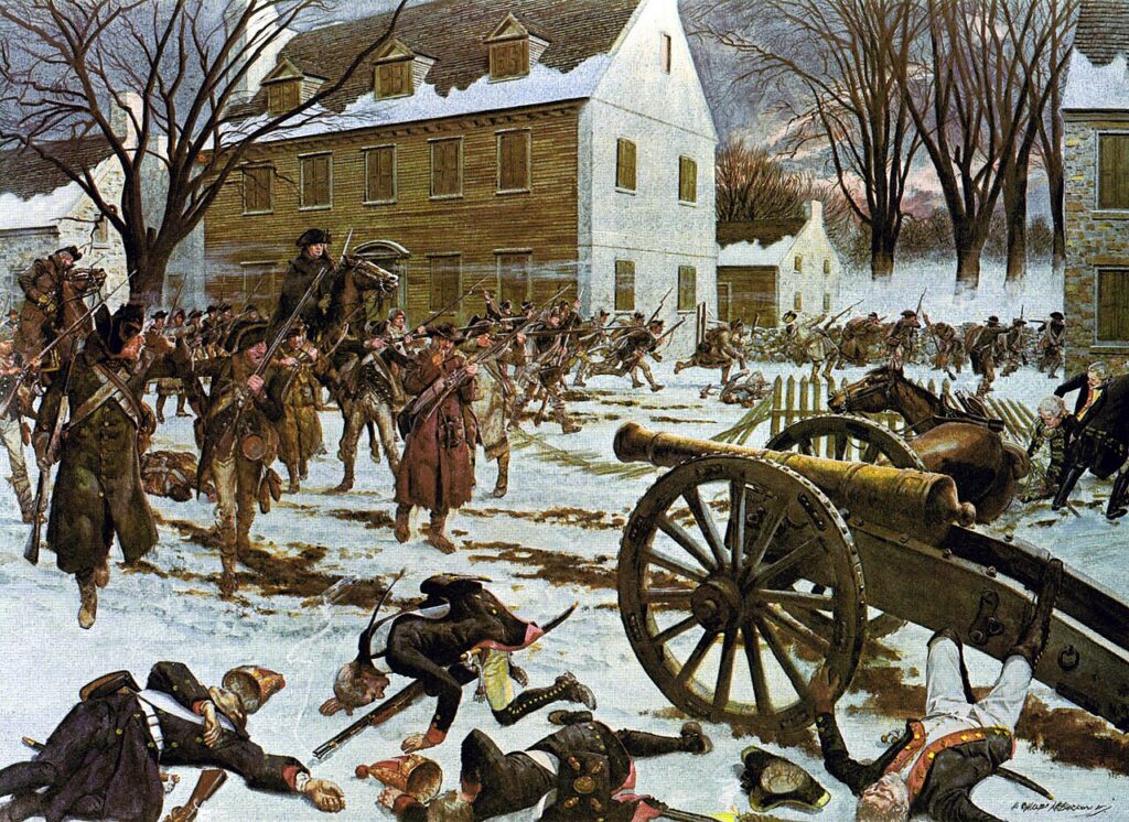 the battle of trenton depiction