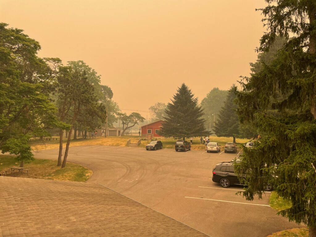 Canadian wildfires cause orange, hazy skies in New Jersey