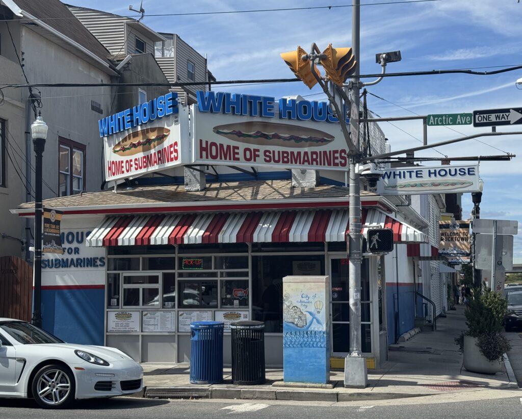 the exterior of White House Subs, just named the most iconic sandwich shop in New Jersey