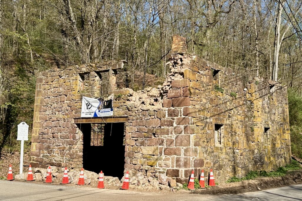 A Damaged Taylor's Mill in Readington Township, New Jersey after the 2024 New Jersey earthquake