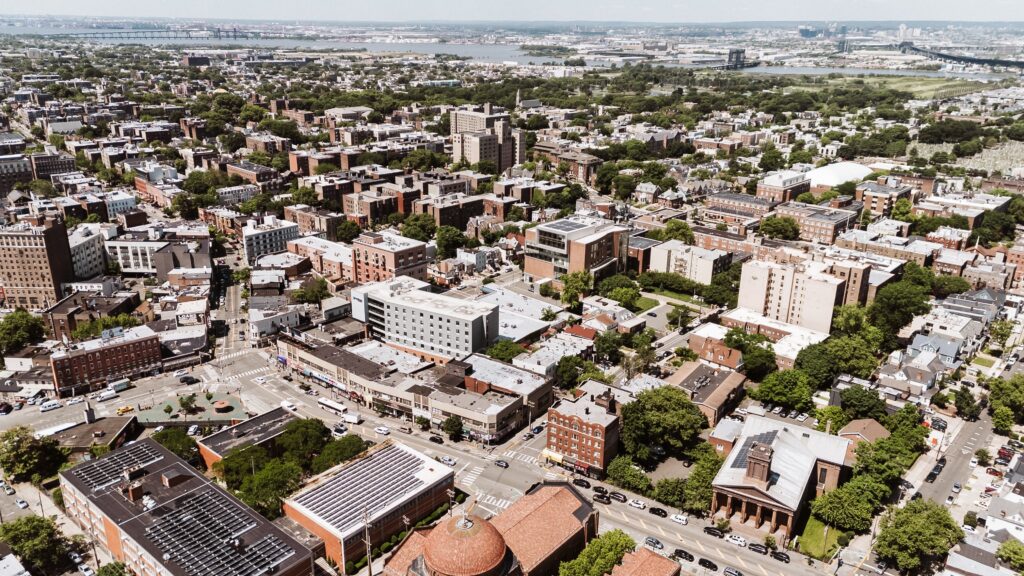 A scenic view of Jersey City, NJ, ranked the 2nd best state to live in by WalletHub