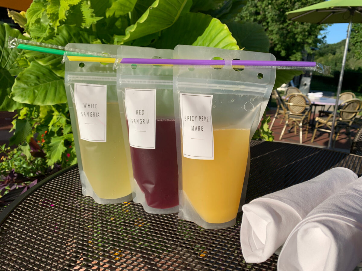 A sealed cocktail-to-go container, now permanently legal for New Jersey restaurants and bars to sell