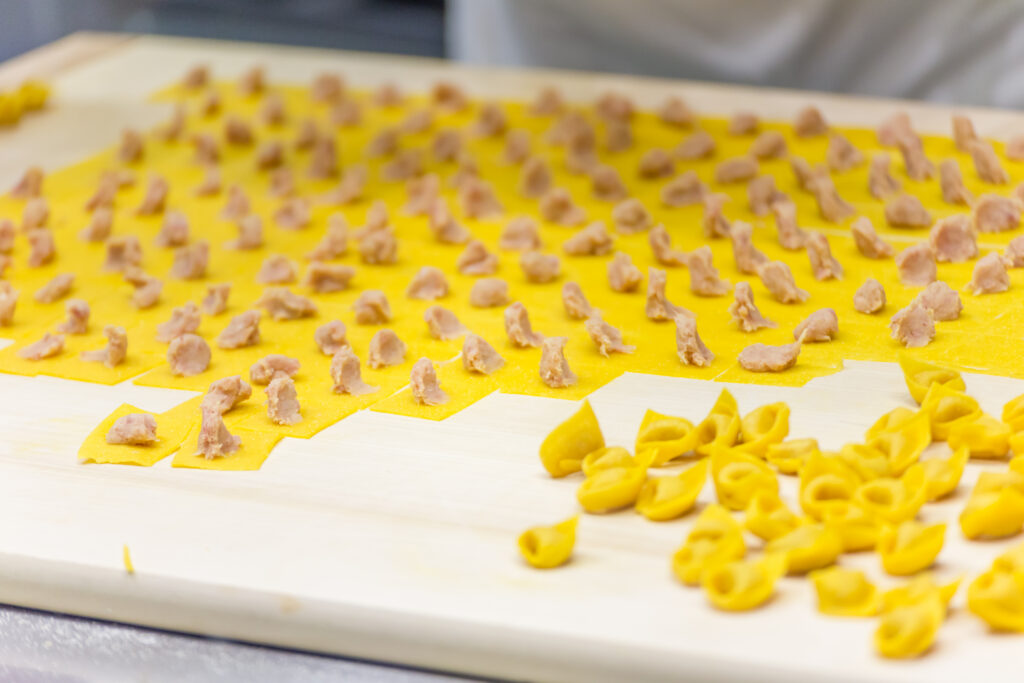 Handmade pasta, similar to the dishes planned at Basta Alla Pasta in Montclair, NJ