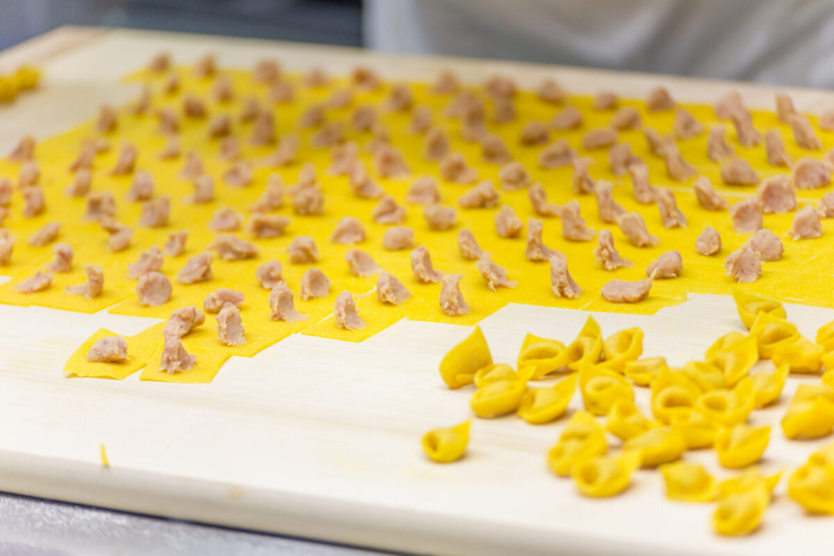 Handmade pasta, similar to the dishes planned at Basta Alla Pasta in Montclair, NJ