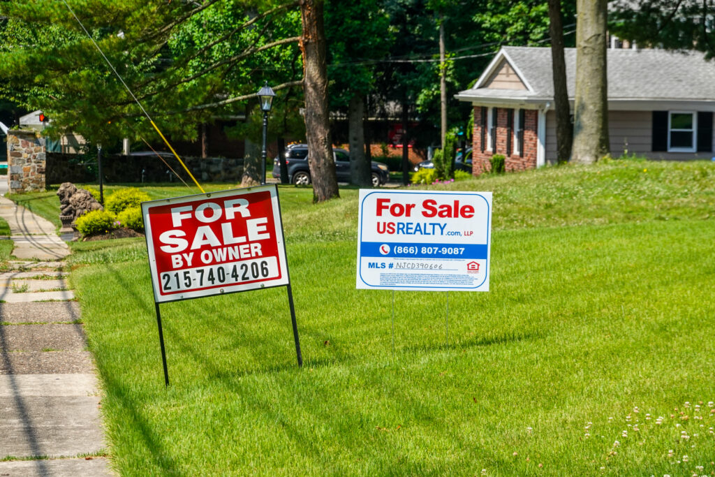 A house for sale, representing the vulnerable properties often targeted in New Jersey deed fraud schemes