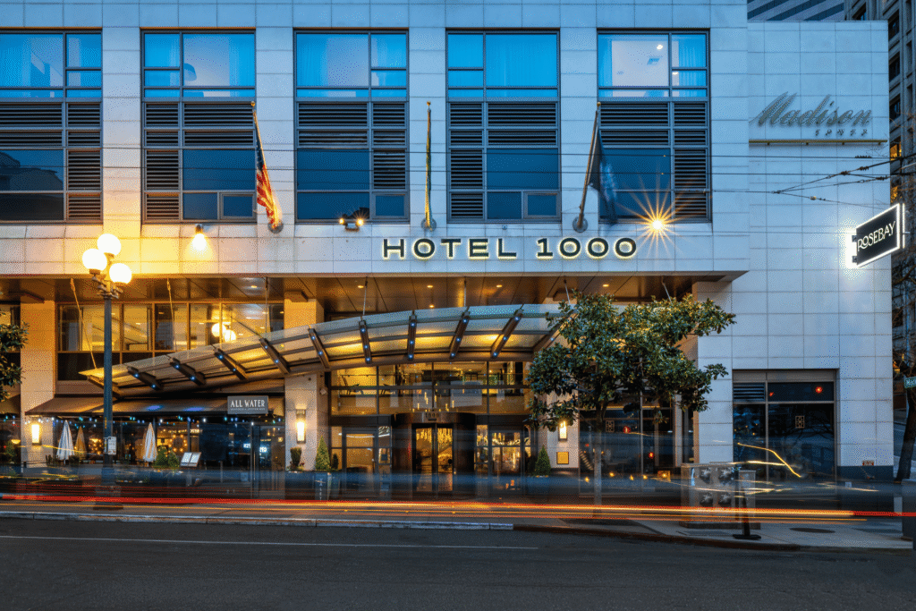 Hotel 1000 Seattle, boutique luxury hotel in downtown Seattle steps from Pike Place Market and the waterfront