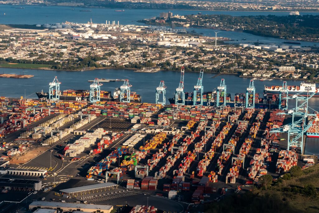 Port Newark–Elizabeth Marine Terminal, the largest port on the East Coast